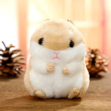 Charming Hamster Keychain Plushie