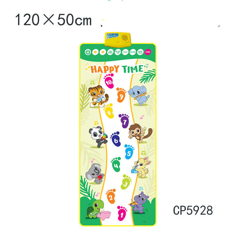 Large Touch Piano Mat with Instrument Sounds & Educational Fun