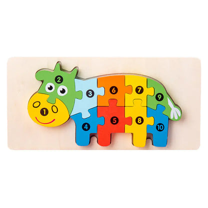 Kids' Learning Wooden Puzzle Sets