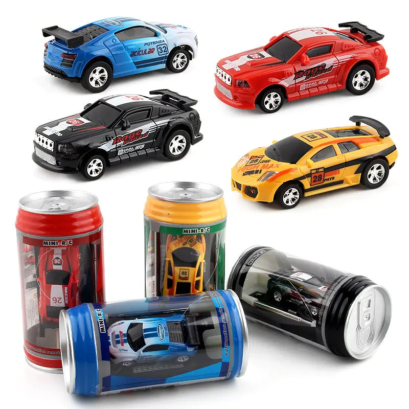 Coke Can Mini RC Racer Toy for Kids