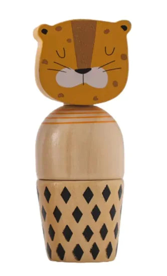 Wooden Animals Stacking Toy for Toddlers