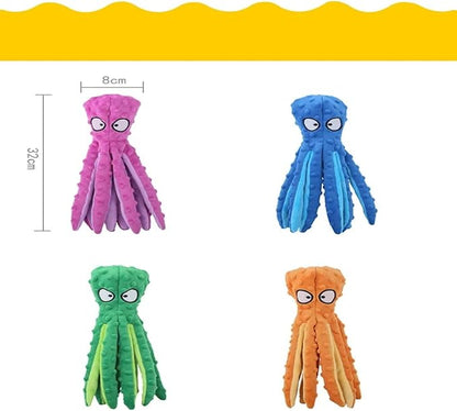 Octopus Plush Chew Toy – Interactive Pet Toy for Dogs & Cats