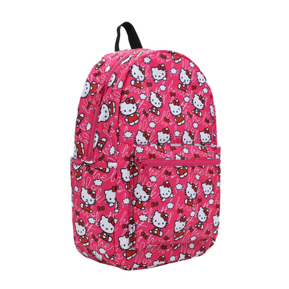 Hello Kitty All-Over Print Pink Ground Travel Backpack