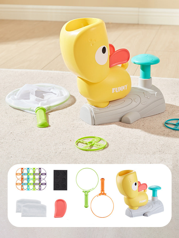 Duck Saucer Launcher Toy – Foot Activated Fun