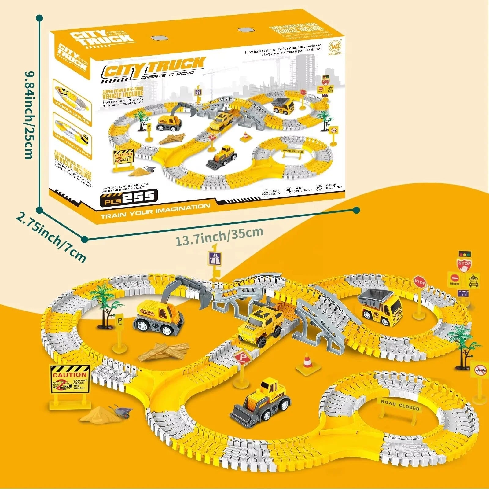 Multifunctional Assembly Track Children Educational Toys