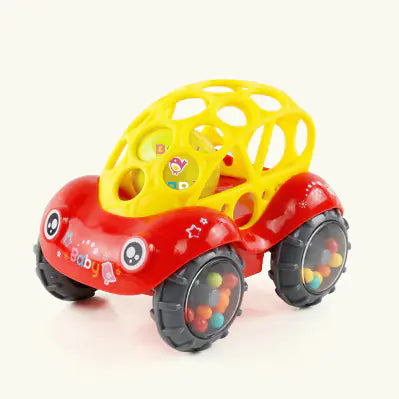 Baby Soft Grip Rattle Car – Easy to Hold & Roll Fun