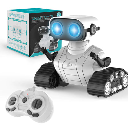 Smart RC Robot Friend Toy – Lights, Voice & Moves
