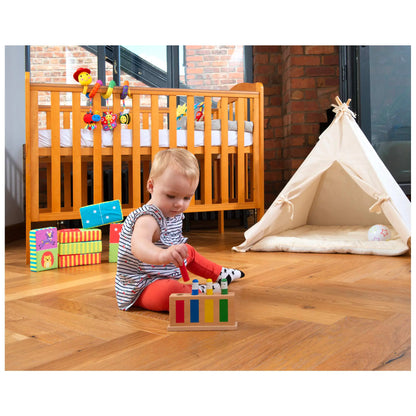 Classic Pop-Up Toy – Wooden Learning Fun for Toddlers