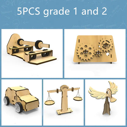 STEM DIY Wooden Science Model Kit for Kids
