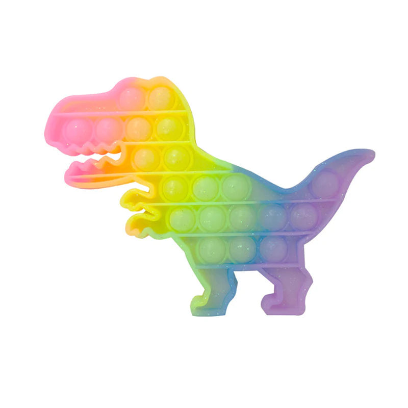 Glittering Antistress Toys Ice Cream Push Bubble Sensory Toys Children Autism Fidget Stress Reliever Toy for Kids Adult