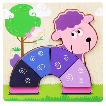 Kids' 3D Wooden Learning Puzzle
