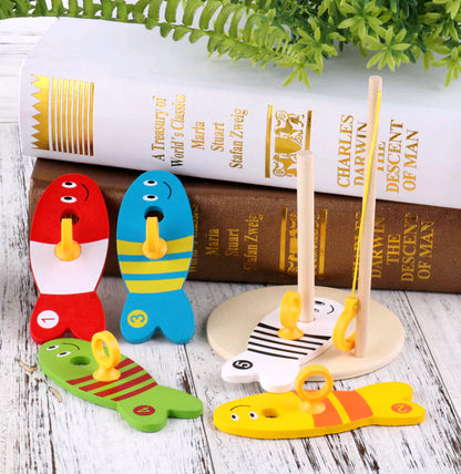 Kids' Wooden Fishing Adventure Set - Learning Fun