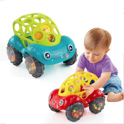 Baby Soft Grip Rattle Car – Easy to Hold & Roll Fun