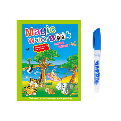 Children's Creative Magic Water Painting Book