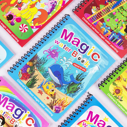 Children's Creative Magic Water Painting Book