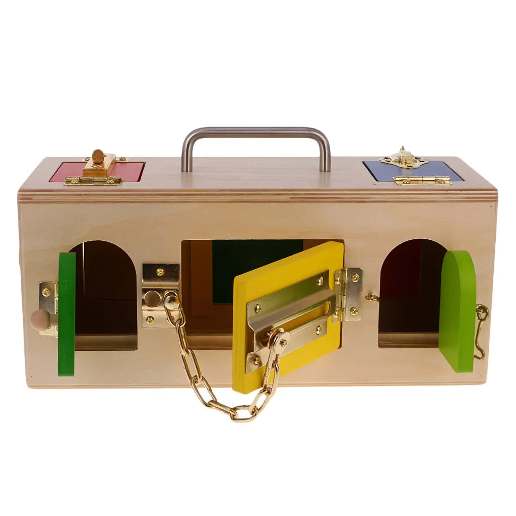 Montessori Unlock & Learn Wooden Box