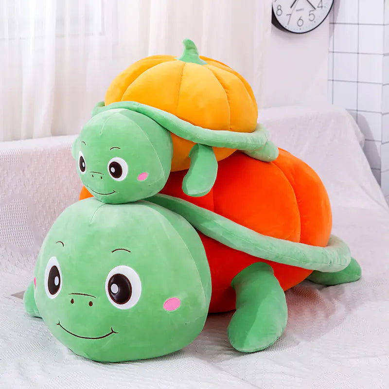 Charming Pumpkin Turtle Soft Toy
