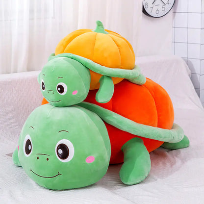 Charming Pumpkin Turtle Soft Toy
