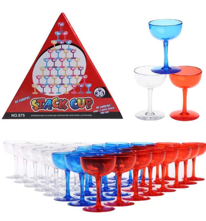 36-Piece Kids Stacking Cups Game