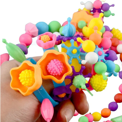 Creative Pop Beads Playset for Kids