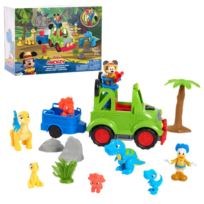 Disney Junior Mickey's Dino Safari Vehicle Set