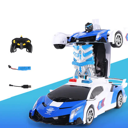 RC Transforming Car Robot – 2-in-1 Remote Toy
