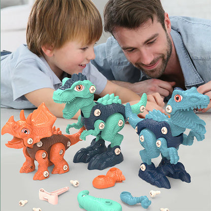 Children Disassembly and Assembly of Dinosaur Educational Toys