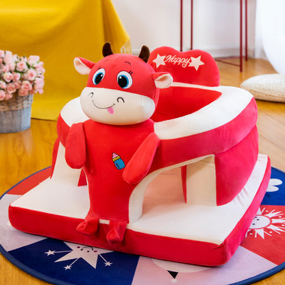 Plush Anti-Fall Animal Sofa Seat for Toddlers - Comfy & Cute