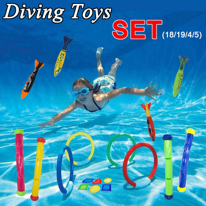 Swimming Pool Diving Underwater Toy Set For Kids