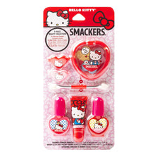 Sanrio Hello Kitty Kids Makeup Set - Color Collection with 3 Moisturizing and Hydrating Products, Soft Shine Finish, Fun Flavors, Cruelty-Free and Vegan