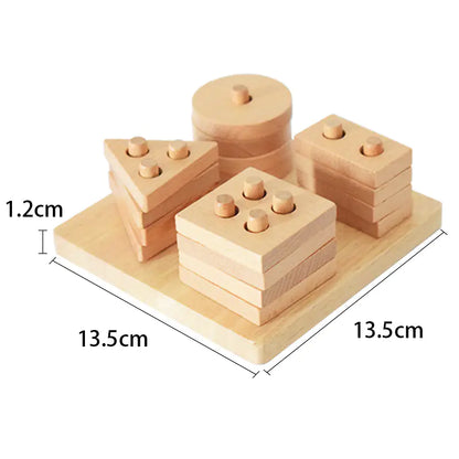 Creative Wooden Block Playset for Kids