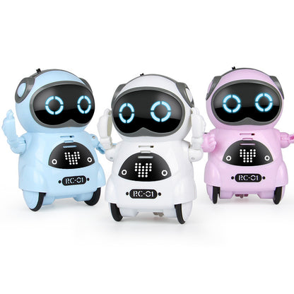 Children's Interactive Mini Pocket Dancing Robot Toy