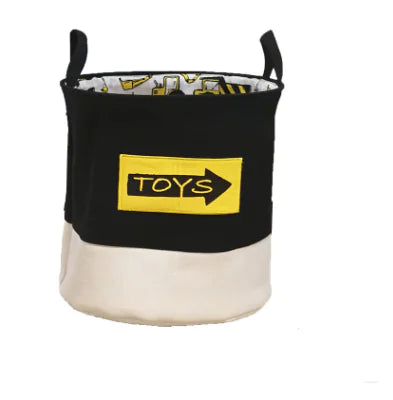 Canvas Children's Cartoon Storage Bucket