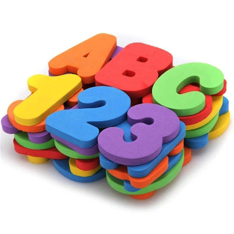 Colorful Alphabet & Number Bath Toys – Stick & Learn in the Tub!