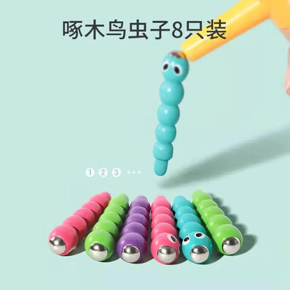 Magnetic Woodpecker Catch & Learn Game