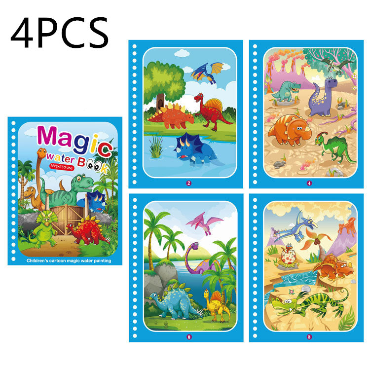 Children's Creative Magic Water Painting Book