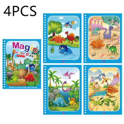 Children's Creative Magic Water Painting Book