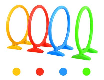 Colorful Kids Training Hoops – Outdoor Jump Ring Set