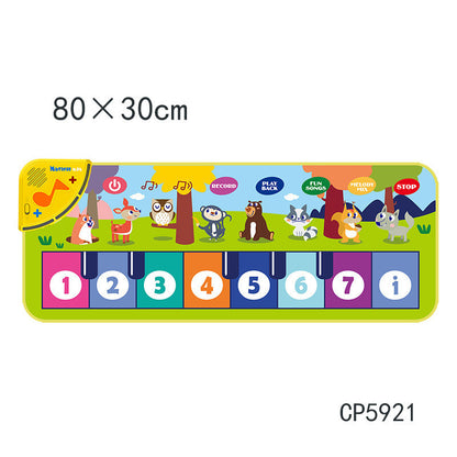 Large Touch Piano Mat with Instrument Sounds & Educational Fun
