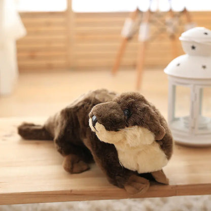 Realistic Otter Plush Toy – Soft & Huggable for Kids