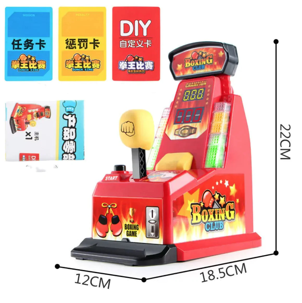 Mini Finger Boxing Arcade - Punch & Score Game Toy