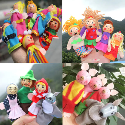 Riding Hood Storytime Finger Puppets