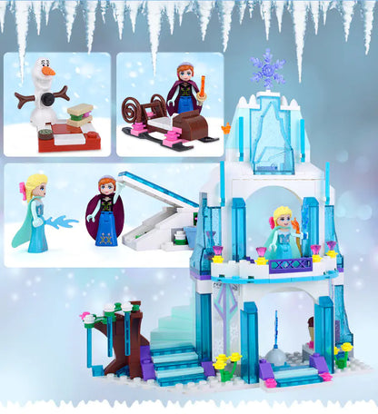 Frozen Ice Castle Building Set for Kids