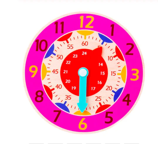 Montessori Wooden Clock Toys