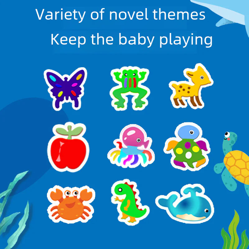 Sea Animal DIY Gel Toy Kit – 12 Bottles & 22 Molds