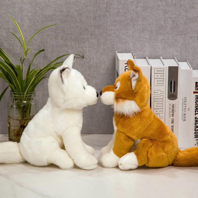 Deluxe Fox Dog Cuddly Toy for Kids
