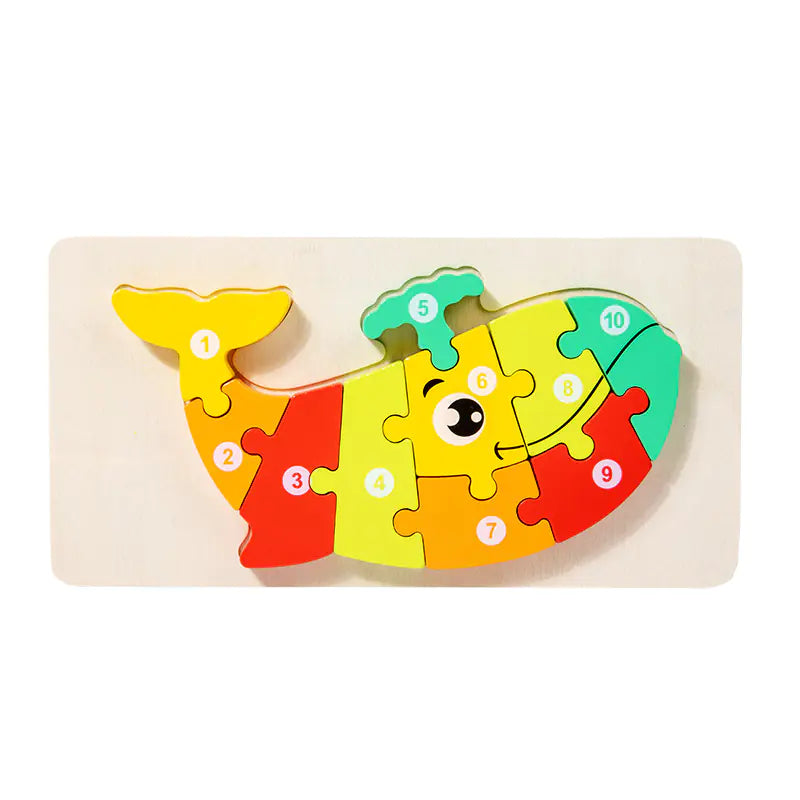 Kids' Learning Wooden Puzzle Sets