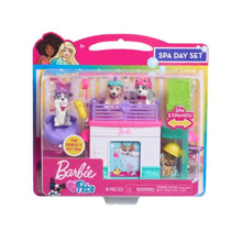 Barbie Pets Spa Day Set – Expandable Pet Spa Playset