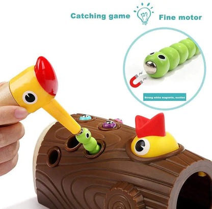 Bug Hunter Woodpecker Toy for Kids