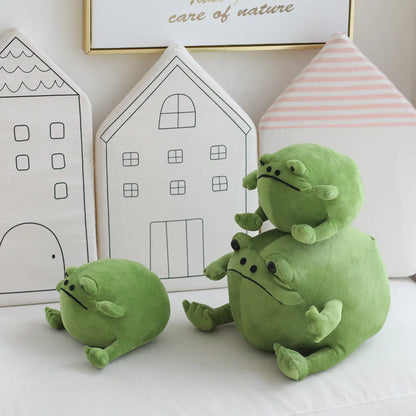 Charming Green Frog Plush Doll